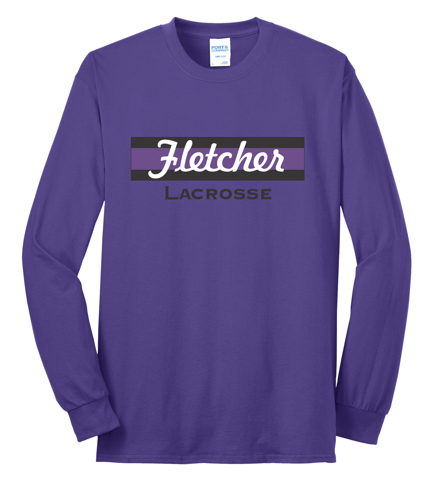 Long Sleeve Fletcher Lacrosse Stripe T