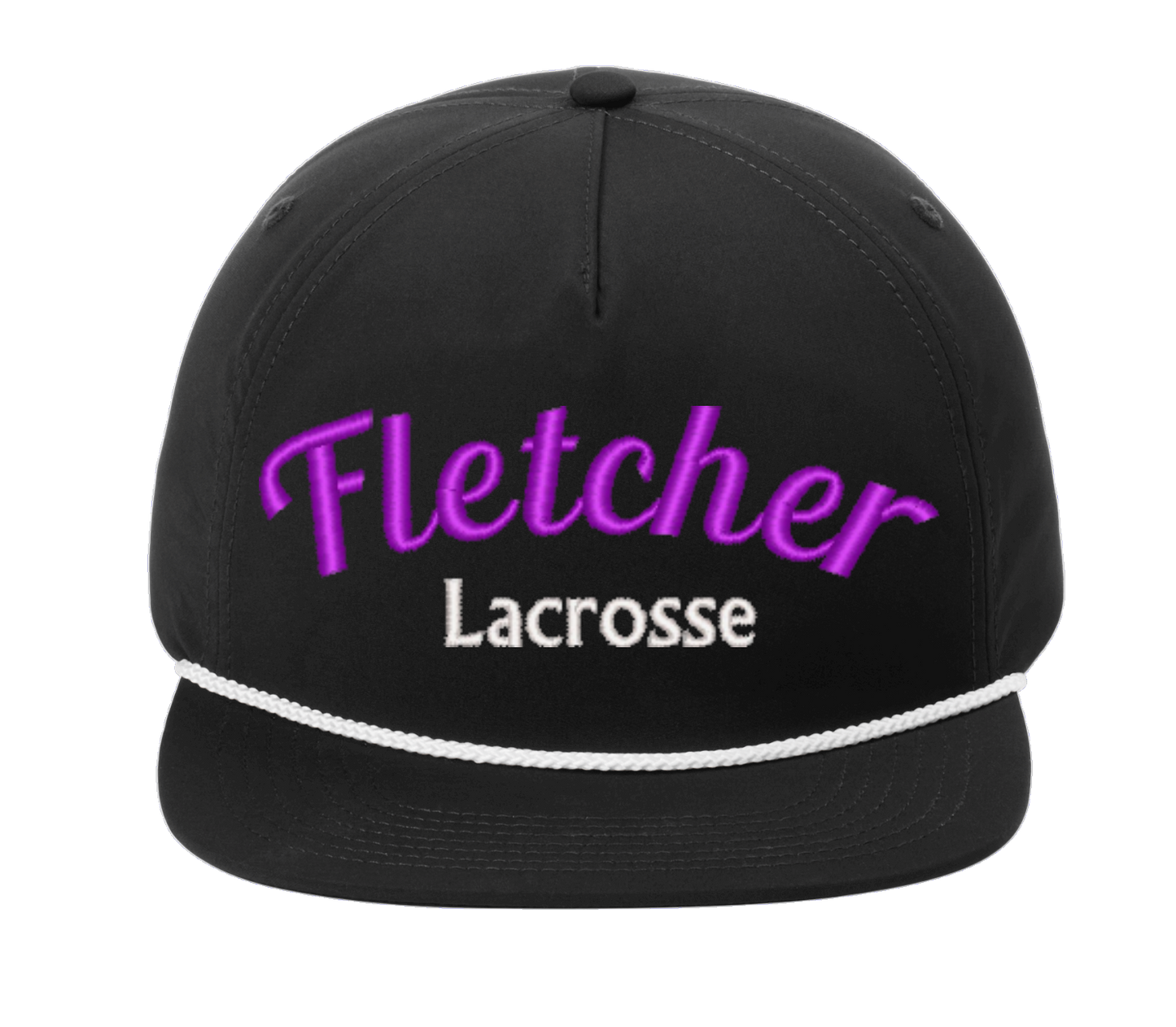 Fletcher Lacrosse Flat Bill Rope Hat