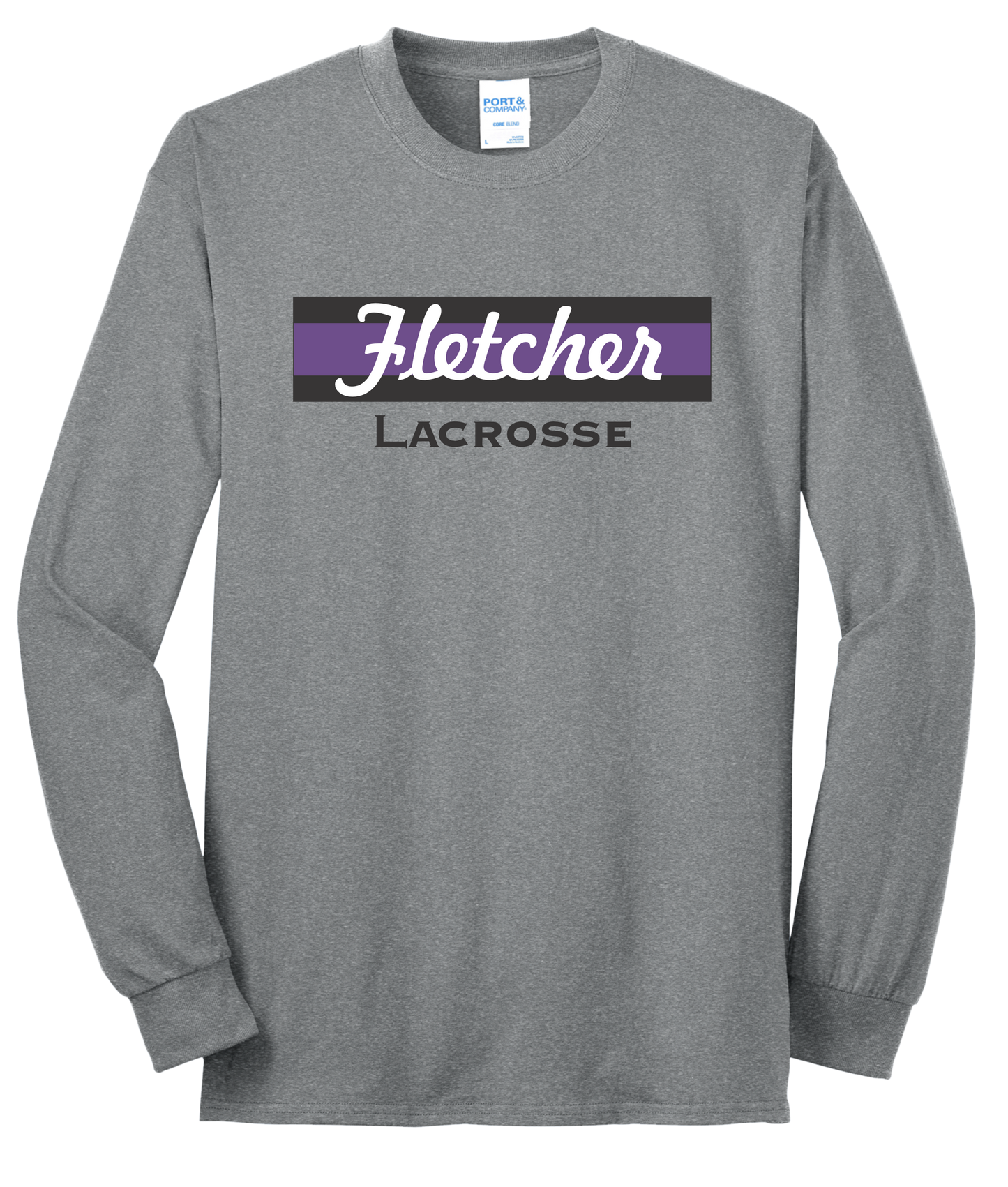Long Sleeve Fletcher Lacrosse Stripe T