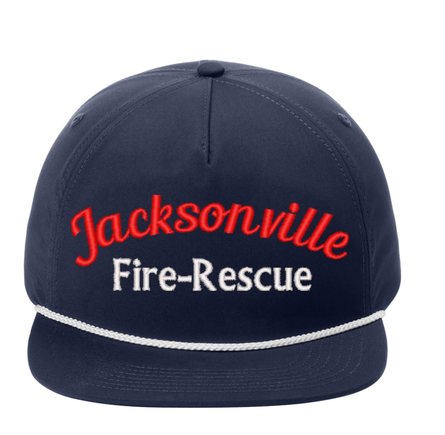 Jacksonville Fire Rescue Flat Bill Rope Hat