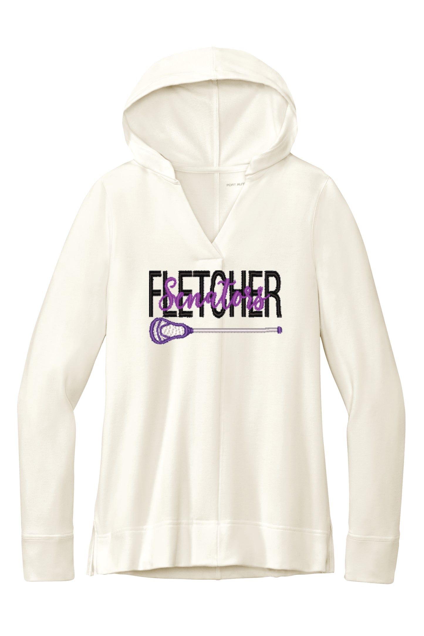 Ladies Microterry Fletcher Lacrosse Pullover Hoodie - 2 Designs Available