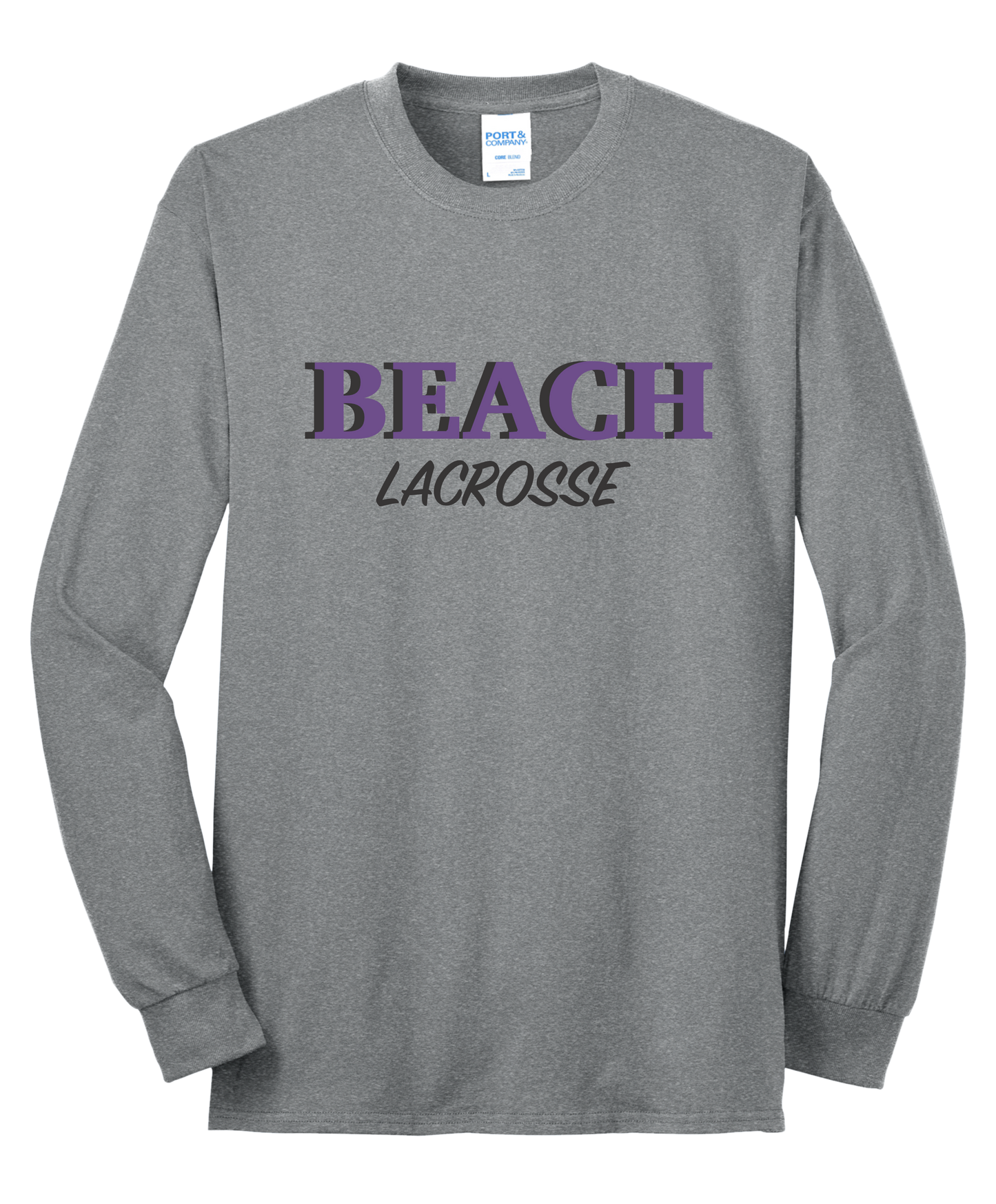 Long Sleeve Beach Lacrosse T