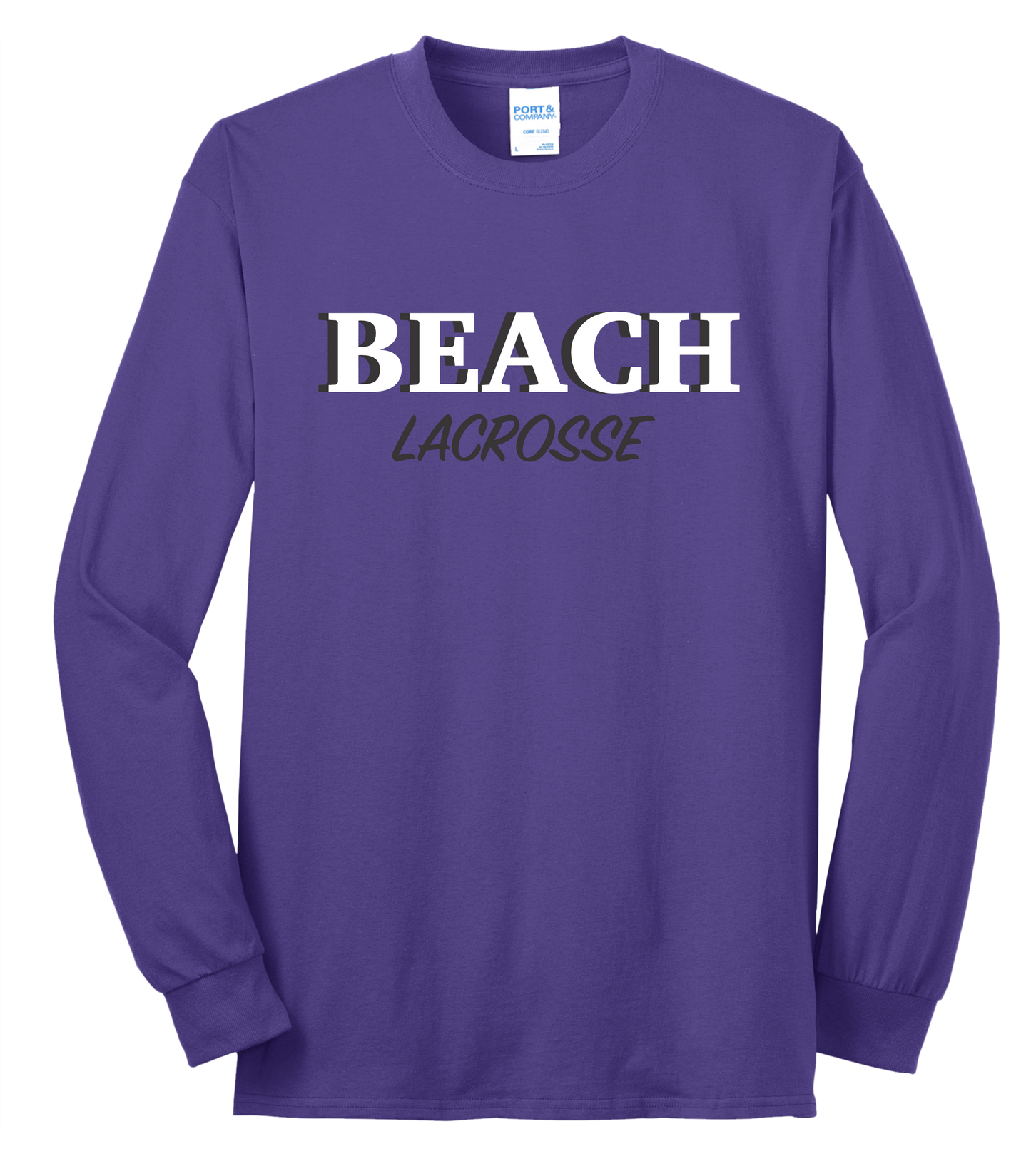 Long Sleeve Beach Lacrosse T