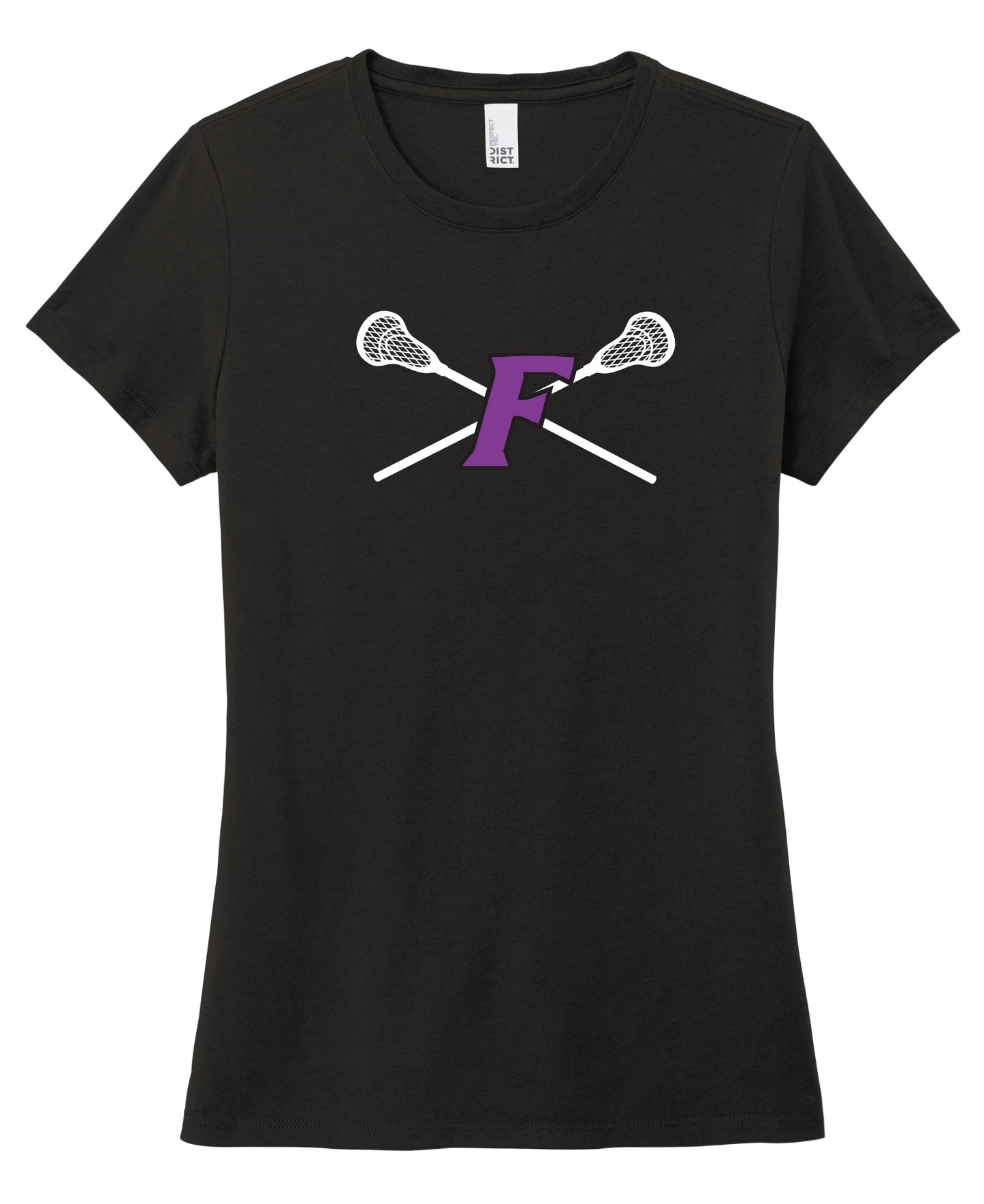 Ladies Fletcher F Crossed Sticks T-shirt