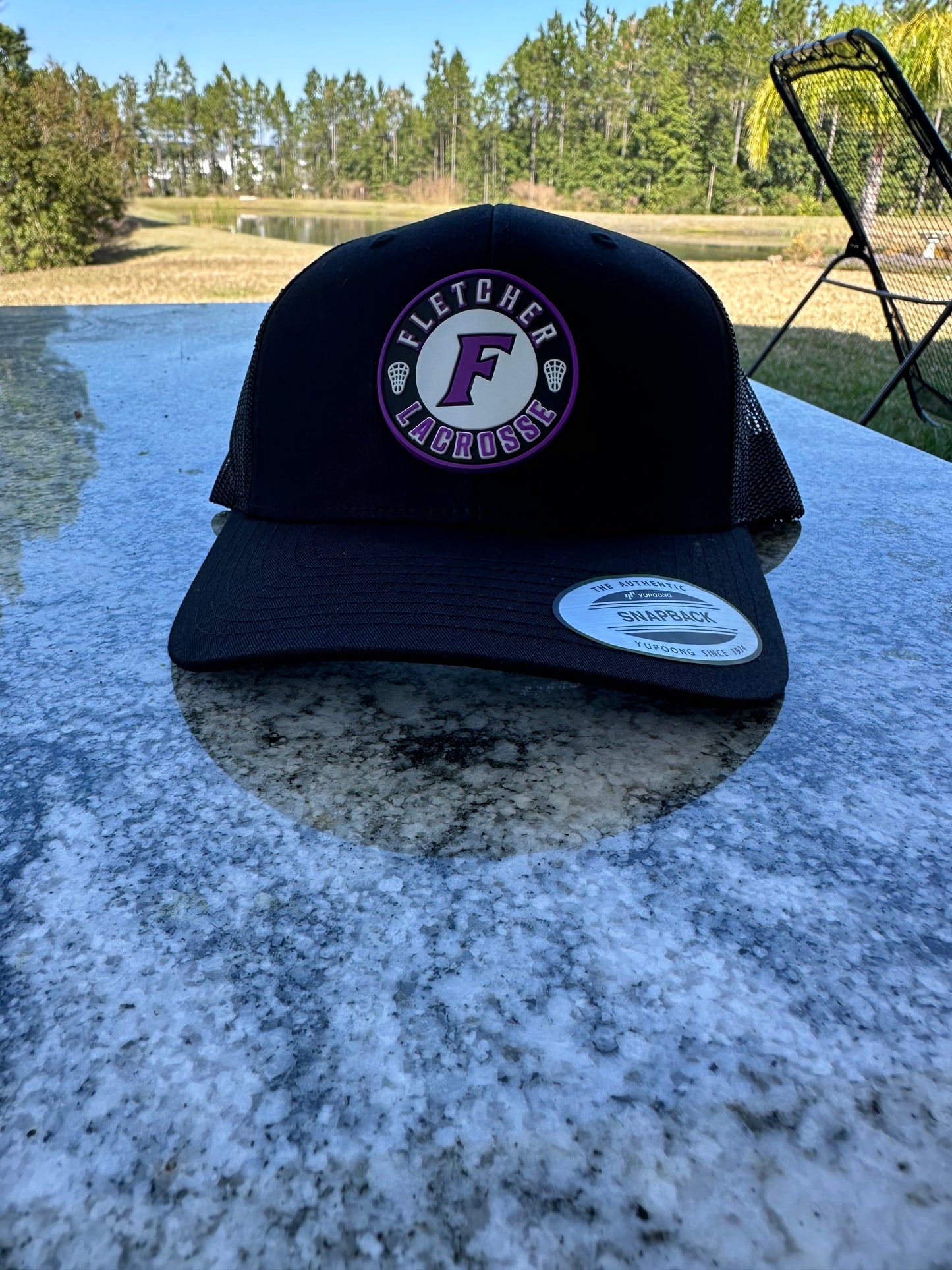 Fletcher Lacrosse Rubber Patch Trucker Hat