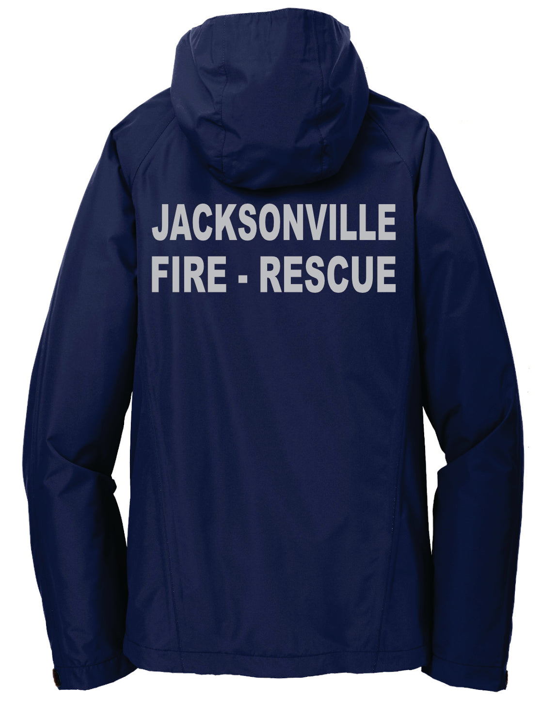 Fire department deals rain jacket