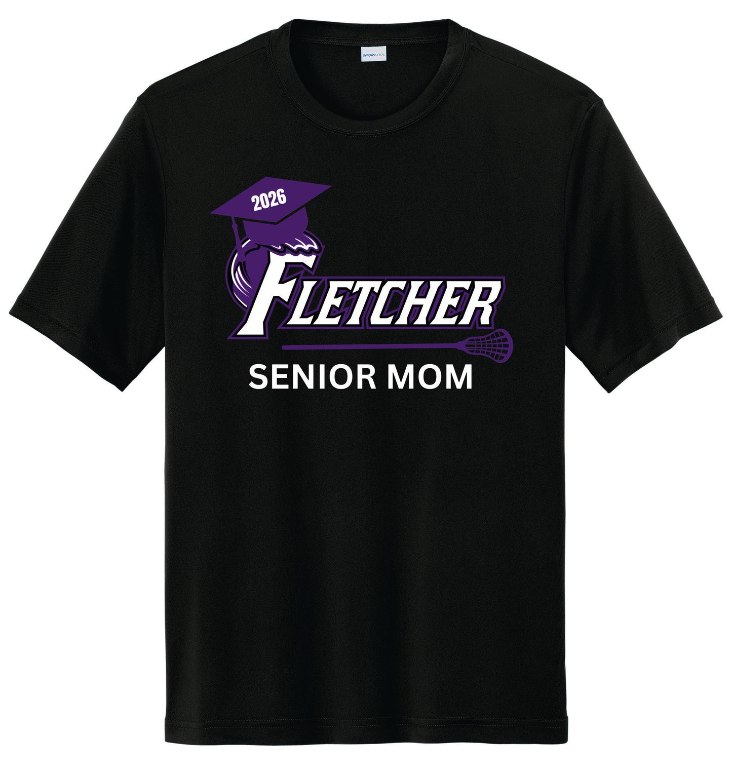 Fletcher Lacrosse Senior Mom Athletic T-shirts