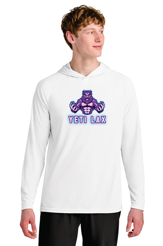 Yeti Lax Long Sleeve, Hooded Performance Shirt