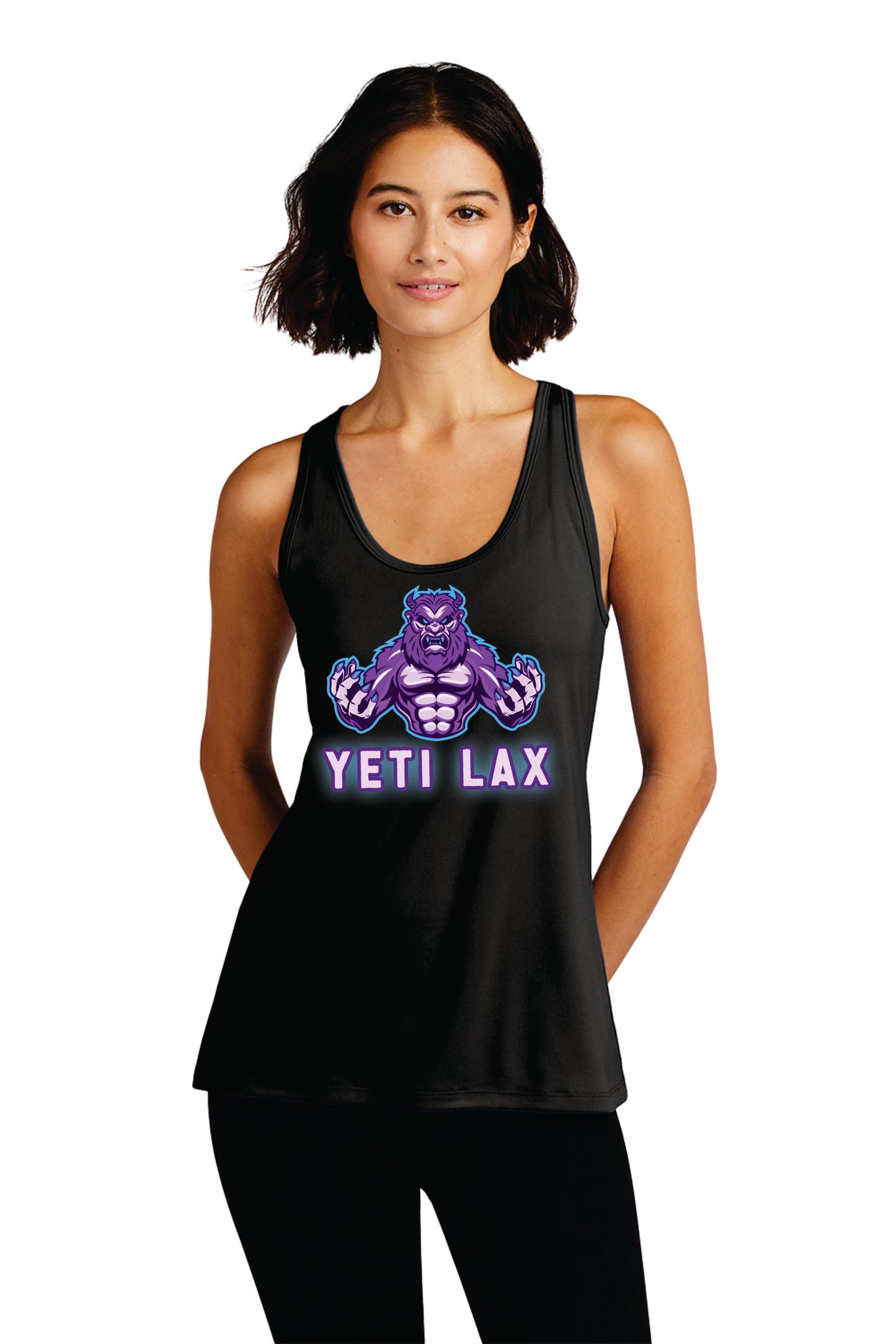 Yeti Lax Ladies Racerback Performance Tank Top