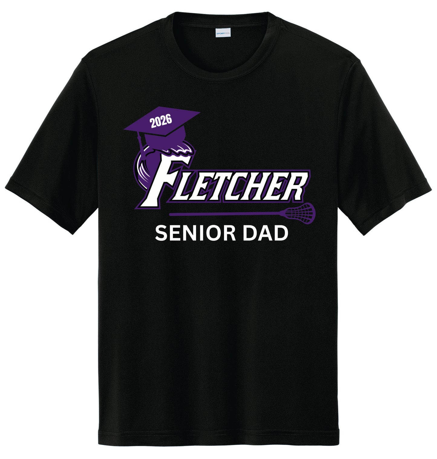 Fletcher Lacrosse Senior Dad Ring Spun Cotton T's
